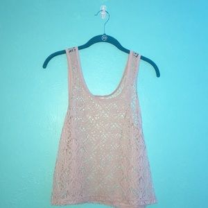 Aeropostale Pink Tank Top or Swimsuit Coverup